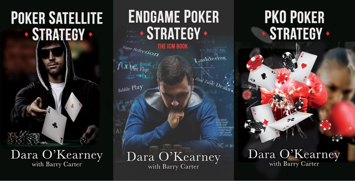 three poker publications side by side