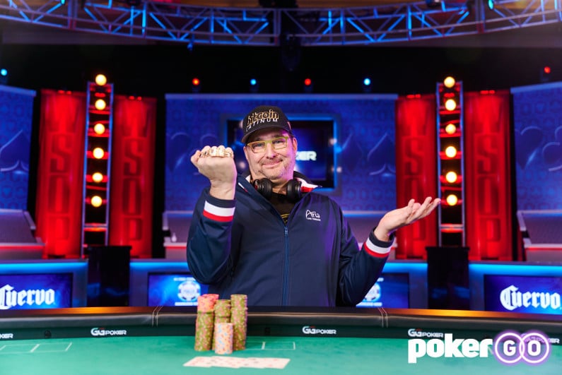 Phil Hellmuth at the 2021 WSOP