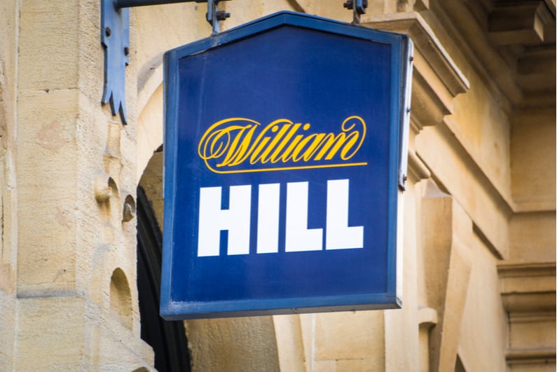 William Hill betting shop sign