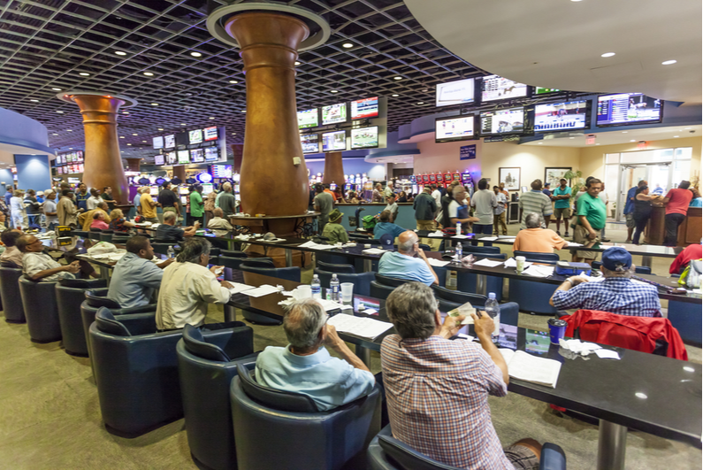 Gamblers at Gulfstream casino in Florida