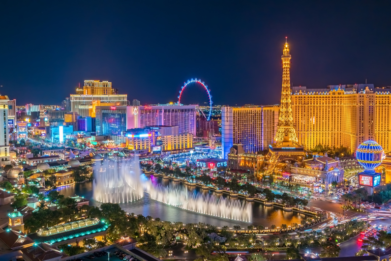 Las Vegas Strip at night