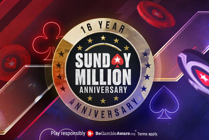 PokerStars Sunday Million 16th Anniversary logo