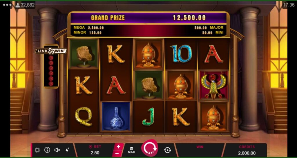 Bust the Mansion slot reels by Microgaming