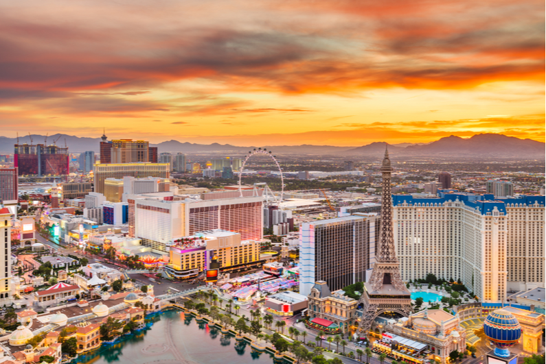 Las Vegas Strip sunset