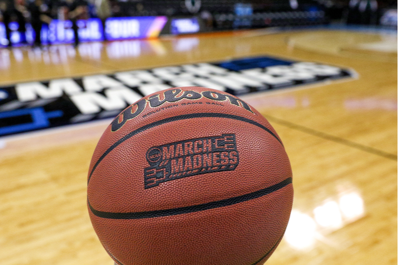 NCAA March Madness basketball