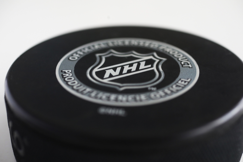 NHL hockey puck