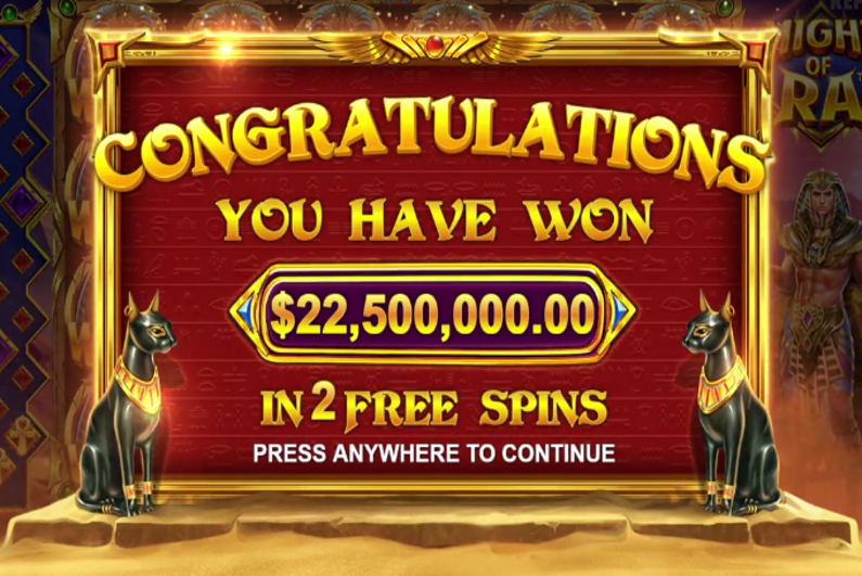 Trainwreck's $22.5m slot win