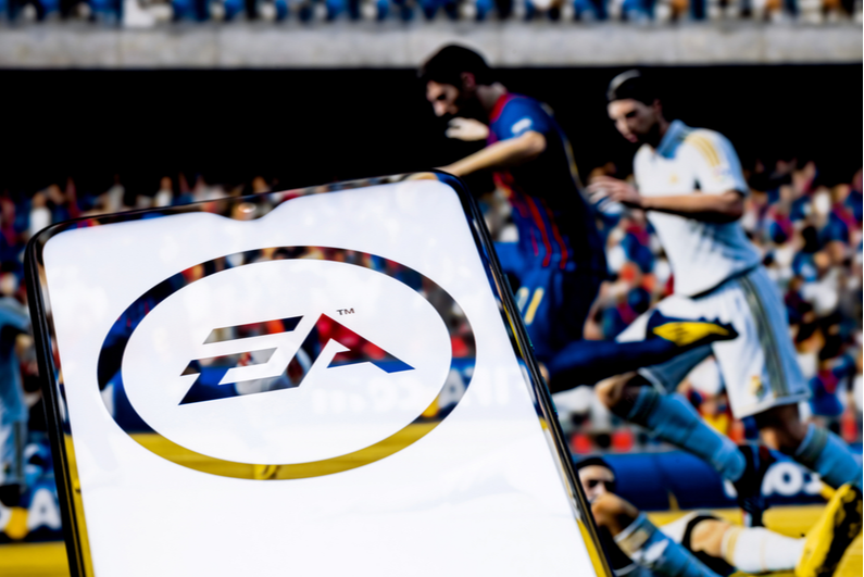 FIFA görselli EA logosu