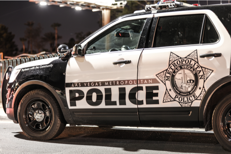 Las Vegas police car
