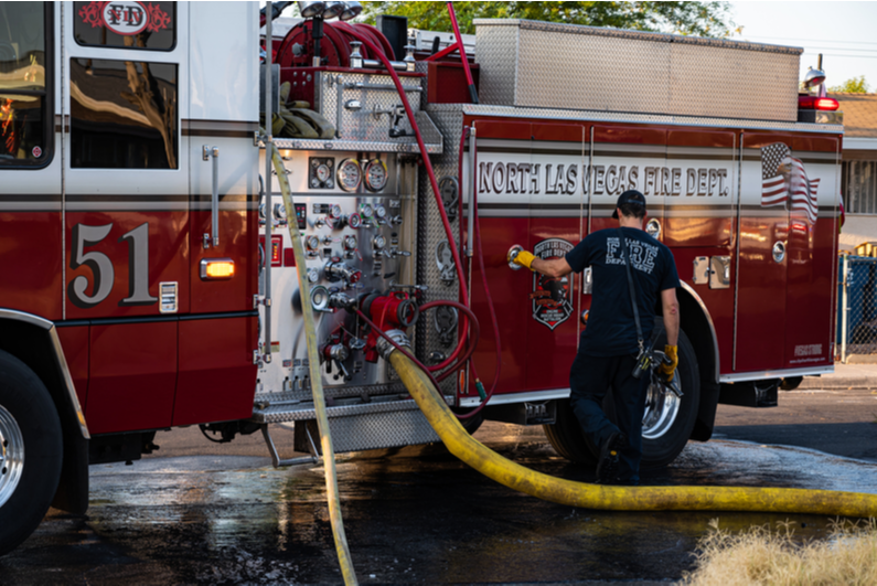 Las Vegas fire engine