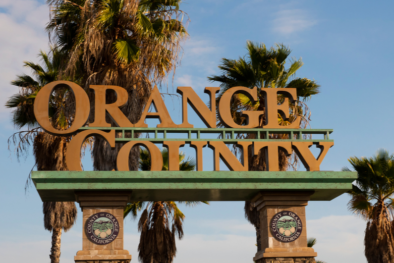 Orange County sign