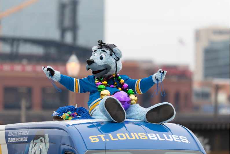 St Louis Blues mascot