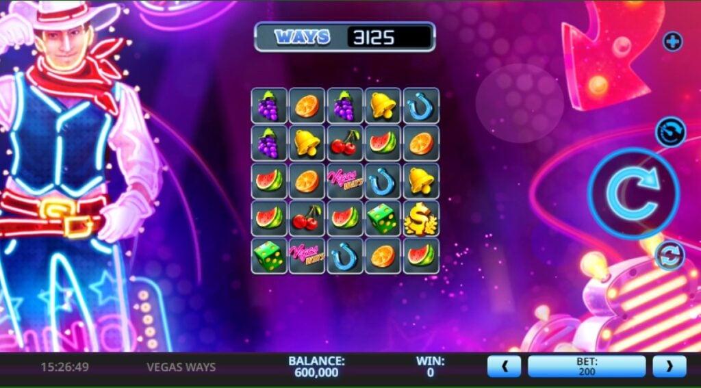 Vegas Ways slot reels by High 5 Games