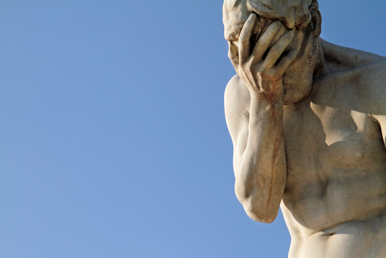 Statue of Cain in Paris