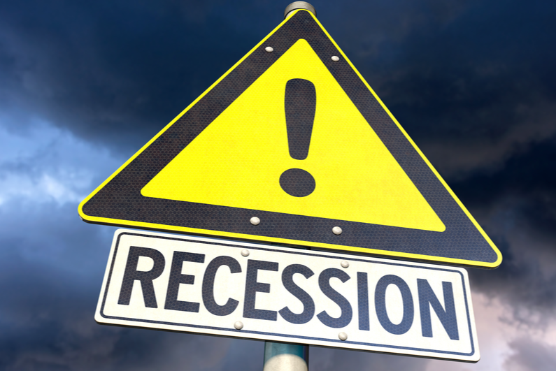 Recession sign