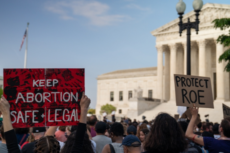 Anti-abortion protestors in Washington
