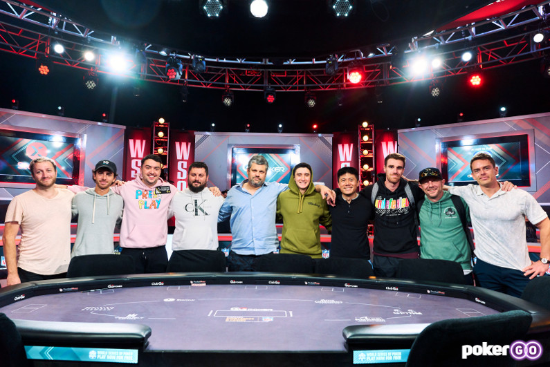 2022 WSOP Main Event final table players