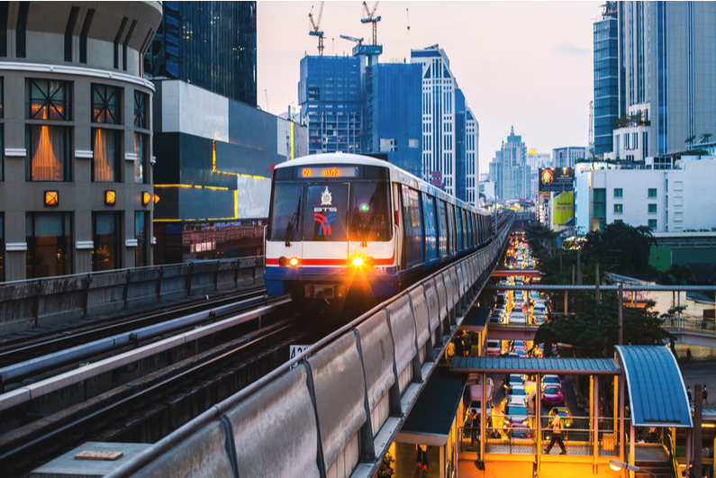 Sky Train in Bangkok