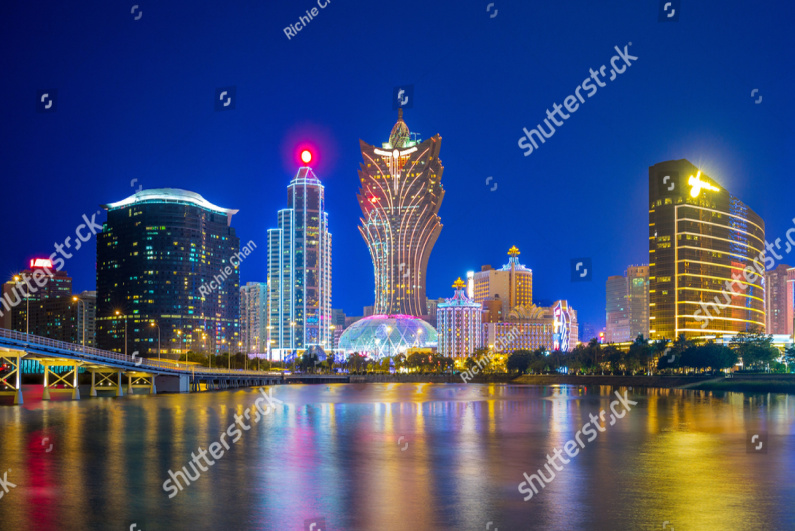 Macau skyline at night