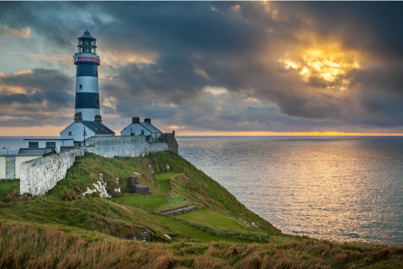 Old Head lighthouse near Kinsale, County Cork, Ireland