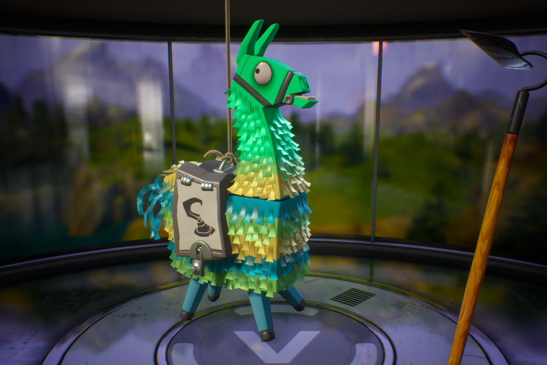 Pirate loot llama from Fortnite