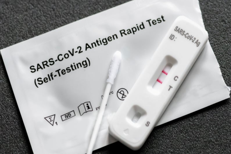 Positive COVID test