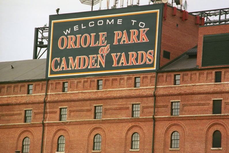 Oriole Park at Camden Yards exterior