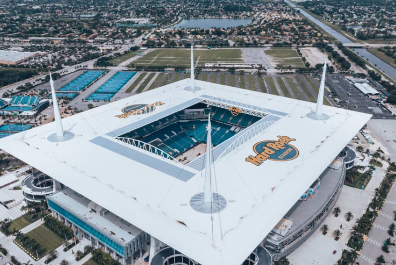 Hard Rock Stadium in Miami