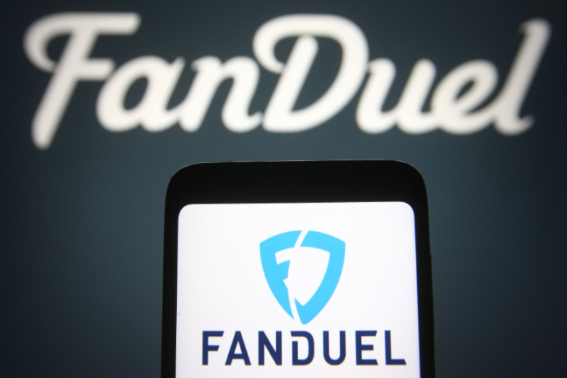 FanDuel logo on phone