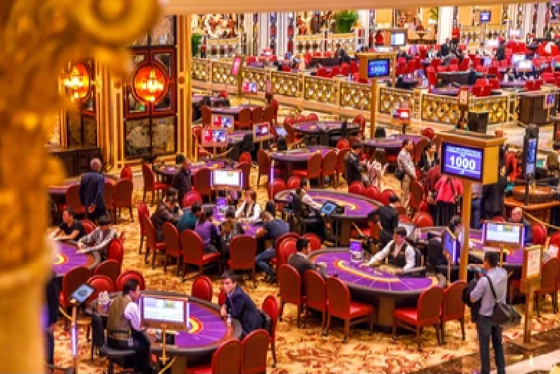 Lantai kasino di Makau