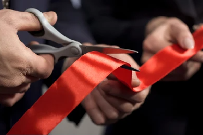 Ribbon cutting