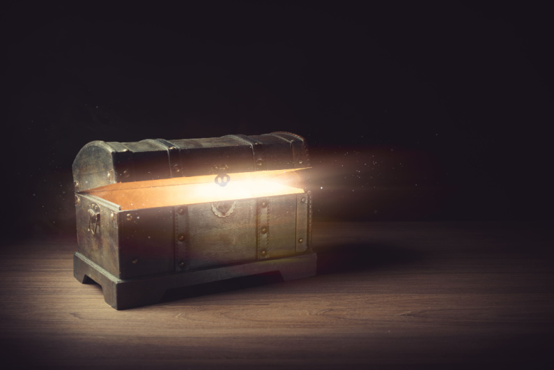 Mystery treasure box