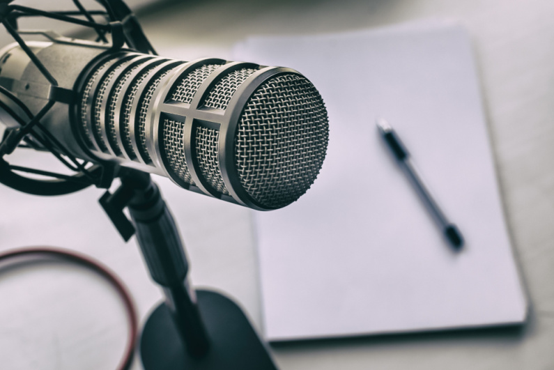 Podcast-Mikrofon