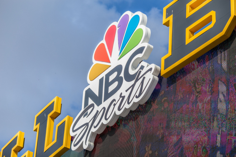 NBC Sports sign