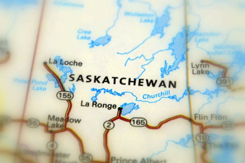 Saskatchewan map