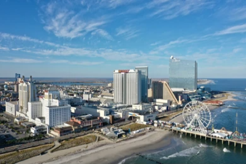 Atlantic City aerial view