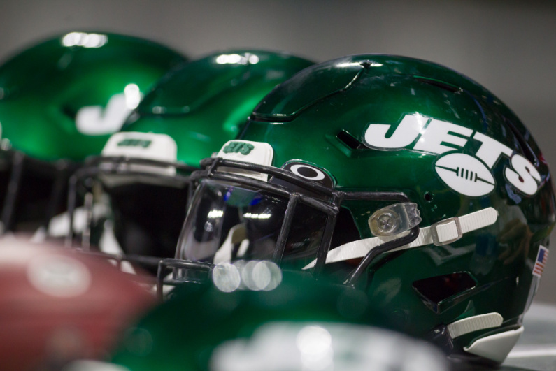 New York Jets helmets