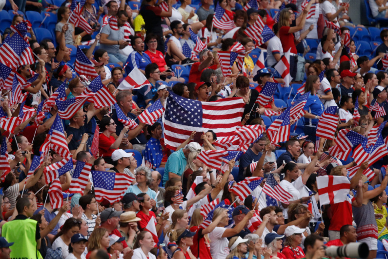 US soccer fans