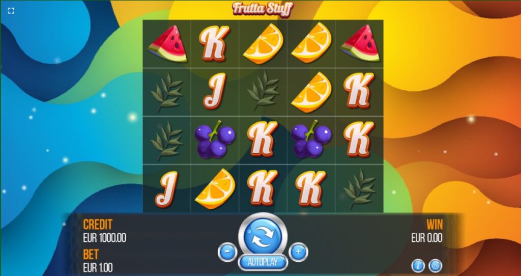 Frutta Stuff slot reels by Panga Games