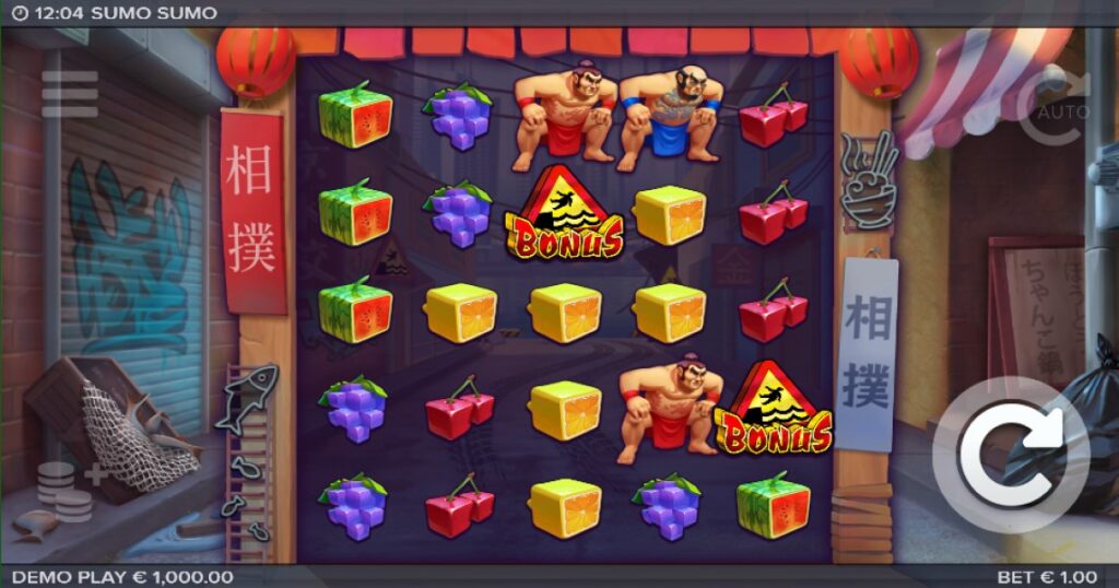 Sumo Sumo slot reels by ELK Studios