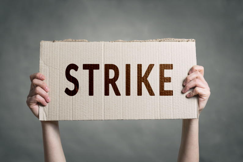 Strike sign