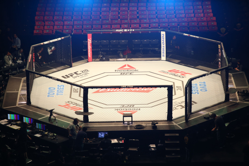 The UFC eight is empty