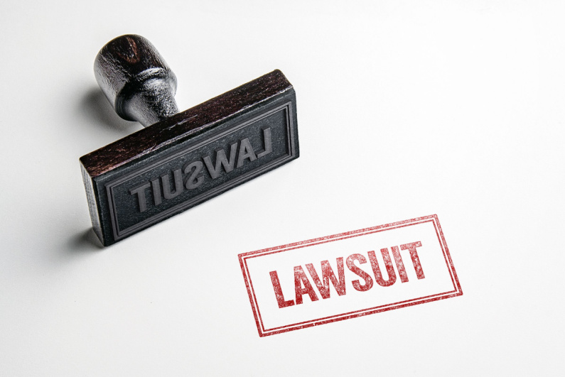 Lawsuit rubber stamp