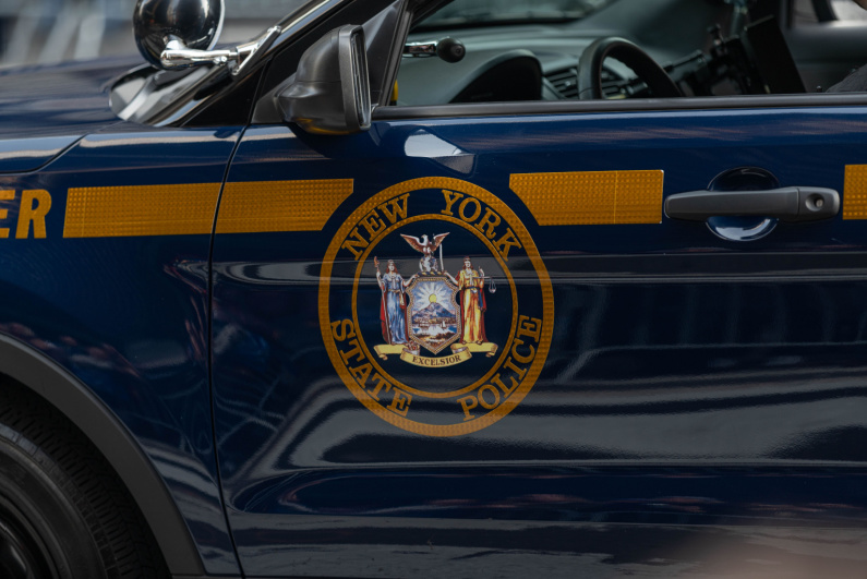 New York State trooper vehicle