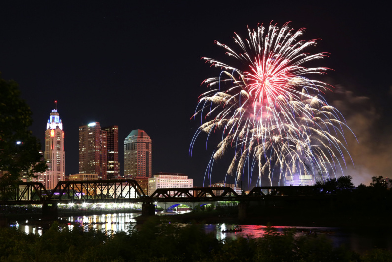 Fireworks in Ohio