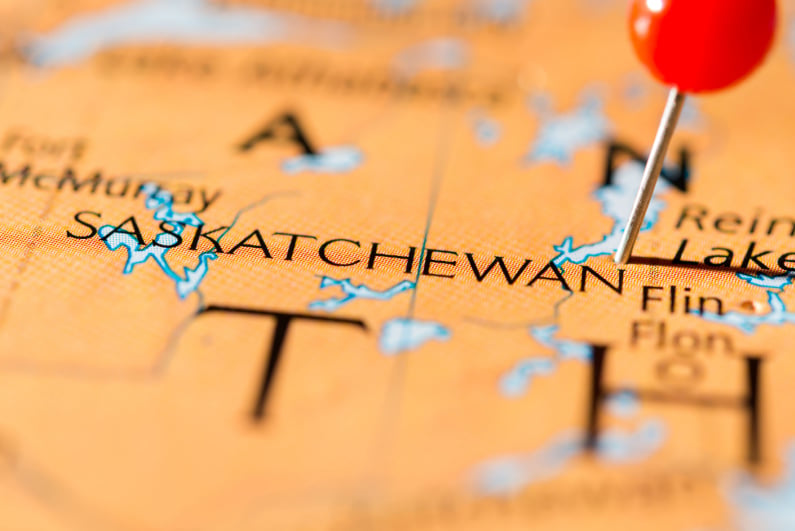 Saskatchewan map