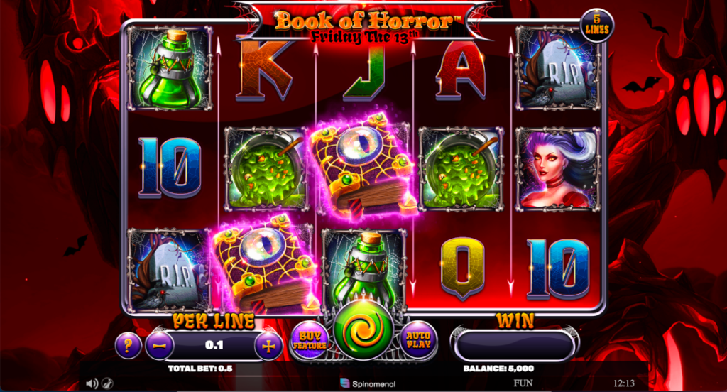 Book of Horror - Friday the 13th Slot