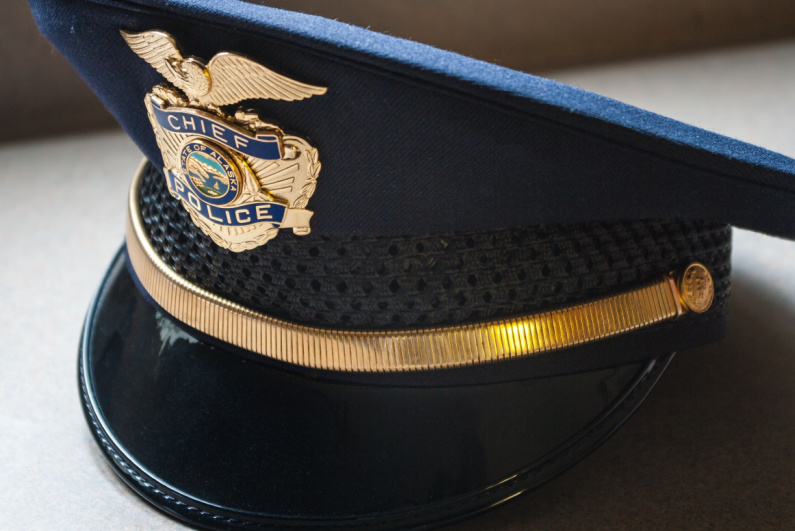 Police chief's hat