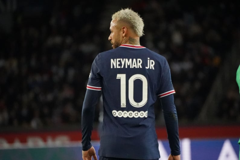 Back of Neymar shirt