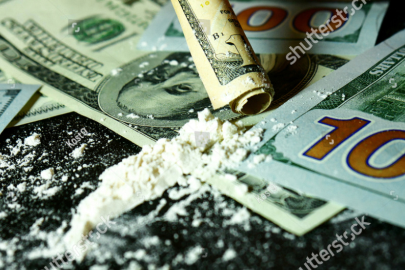 Cash and cocaine